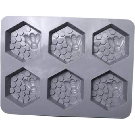 Moule en siliCône pour savon en nid d'abeille 3D-Fei Yu