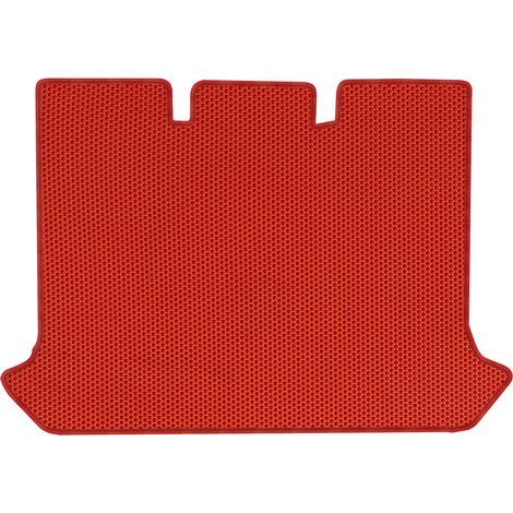 Alfombrilla de maletero de EVA para Fiat Doblo I Kombivan (2000-2010), diseño de panal de abeja - Rojo (1/5)