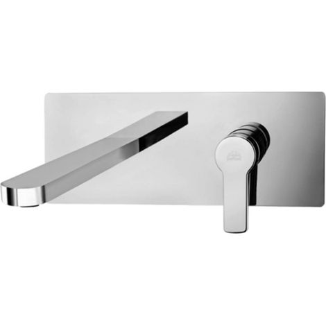 Miscelatore per lavabo ad incasso con bocca l. 200 mm Paffoni serie Red RED105CR Cromato - Ottone (1/2)