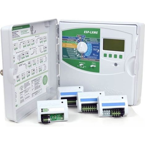 Programmateur d'arrosage extérieur Rain Bird 24V ESP-LXME, 12 zones d'arrosage