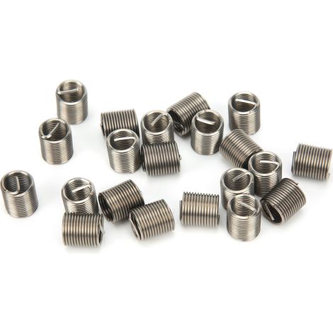 50 Pièces Réducteurs de Filetage Mâle-Femelle en Acier Inoxydable, Écrous M8x1x2D pour Fixation et Réparation (1/5)
