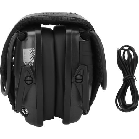 Protection Auditive Anti-Bruit, Casque Réducteur de Bruit Pliable pour Tir et Travail, Noir (1/5)