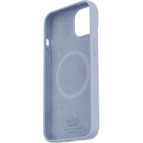 Puro icon MAG - Étui MagSafe pour iPhone 14 Plus (Bleu Sierra) (1/4)