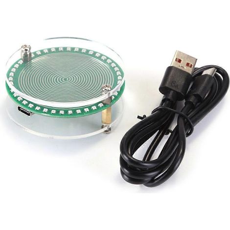 7,83 Hz LED-Farbgenerator für Schumann-Wellen, fließendes und atmendes Licht, Sinuswellen-Signalgenerator für die Heimmeditation (1/5)