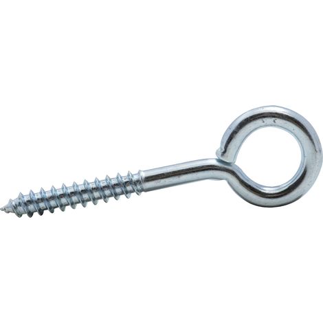 Piton à visser zingué filet bois Viswood 6x60mm (lot de 2 pitons)