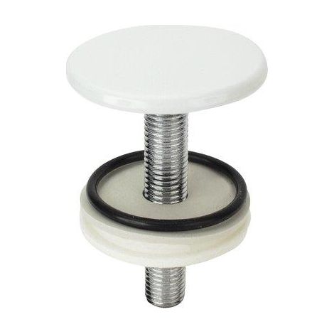 TAPPO COPRIFORO SANITARI ABS - BIANCO MM 50 CF=PZ 10- 1 confezioni