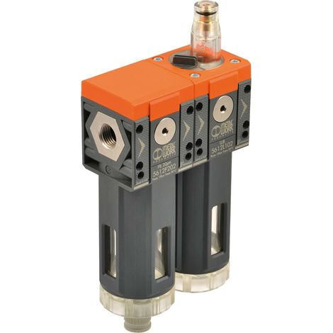 Riegler Filter + Öler »SYNTESI«, BG 1, G 3/8, 5 µm, RMSA halbautomatisch