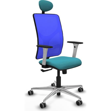 Chaise de bureau piqueras y crespo Motilla blanc support lombaire réglable (1/2)