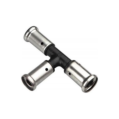 11PK raccordo Tee ridotto ø20x16x16 mm PVDF a pressare 11PK201616