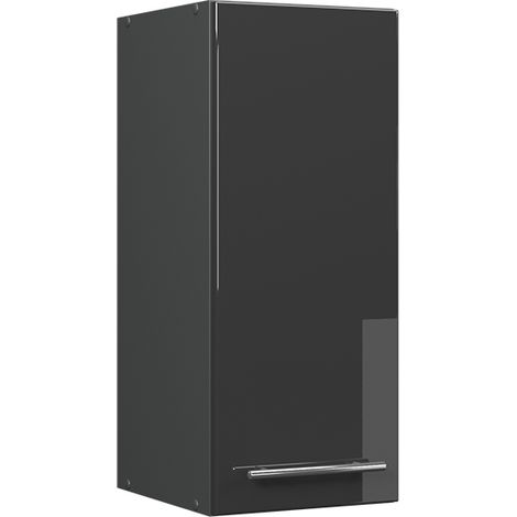 Hängeschrank Fame-Line, Anthrazit Hochglanz, 30 cm, Vicco