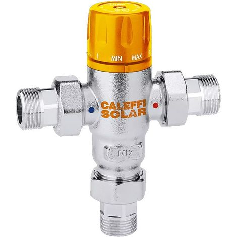 CALEFFI 2521 Solar Miscelatore Termostatico Regolabile Ø3/4" 30÷65°C Con Valvola - 252153
