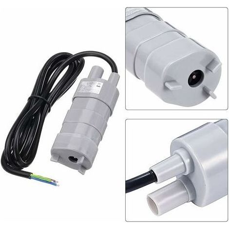 Submersible Pompe à Eau, DC 12V Submersible Pompe à Eau, Débit maximal 840L/H,pour Camping-Car Étang Aquarium Jardin (1/4)