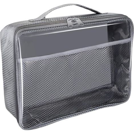 Bardusch-Sacs rangement PVC fermeture éclair transparents, jouets cosmétiques documents photos reçus (1/5)