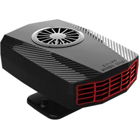 Chauffage Automobile 12 V - Désembueur Pare-Brise - Orientation 360 Degrés - Portable - Silencieux - Pour Voiture Camping Caravane - 1 Pièce