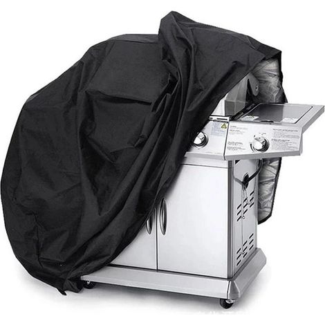 Funda impermeable XL para barbacoa, bicicleta, motocicleta, muebles de jardín - Negra