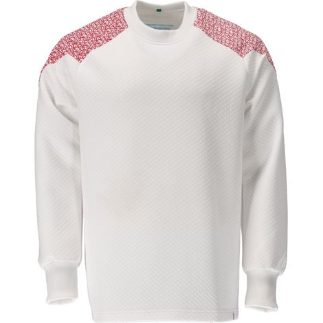 Mascot Sweatshirt 20084-932-06202 Gr. XL weiss/verkehrsrot (1/4)