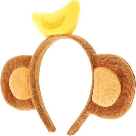 Banana Monkey Ear Headband Top Halloween Celebration (1/5)