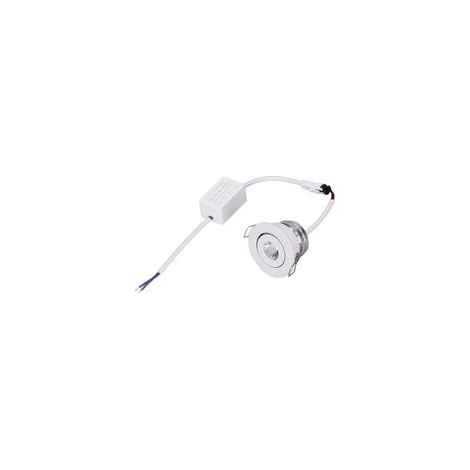 Mini plafonnier LED encastrable à angle réglable en aluminium blanc 85-265 V chaud 3000 K (1/5)