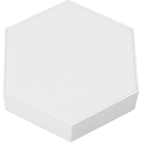 Applique murale LED hexagonale tactile, panneau lumineux LED, alimentation USB, 3 couleurs, idéale pour la décoration de chambre ou de salle de jeux. (1/5)