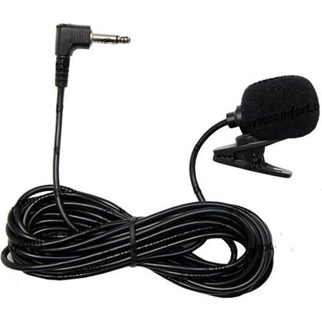 Microphone Externe Bluetooth,Autoradio Microphone Externe,Micro Autoradio,Micro Cravate,Voiture Microphone Stéréo,Micro Voiture,Microphone Externe Main Libre Jack,Microphone Portable pour Autoradio (1/5)