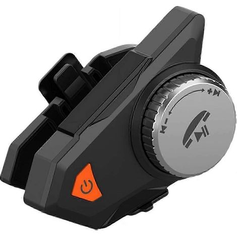 Écouteurs stéréo sans fil Bluetooth 5.4 pour casque de moto : appels mains libres, réduction du bruit, étanches, assistant vocal IA, autonomie de 12 h. (1/5)