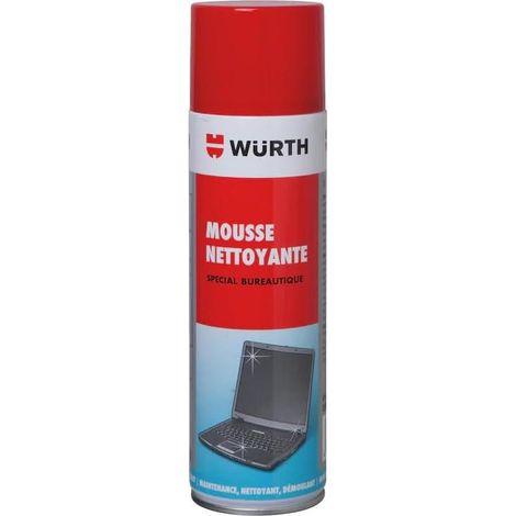 Mousse nettoyante bureautique antistatique et désincrustante - 500 ml - blanc (1/3)