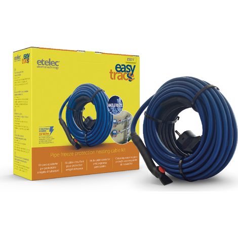 Kit Cavo Scaldante Antigelo, 15W/M L. 2M