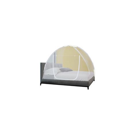 Moustiquaire dôme pop-up 195x150 cm – 100% polyester – Structure en acier – Fermeture zippée – Protection optimale contre les insectes (1/5)