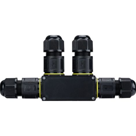Conector Impermeable En F - 3P - IP68 - 0,5-2,5mm² - 24A -