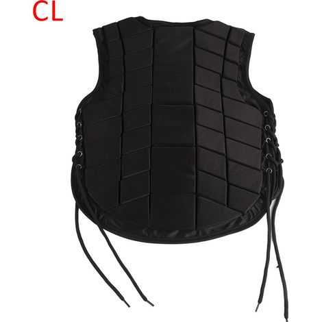 Gilet de sécurité confortable pour équitation, entraînement équestre enfants garçons filles, veste de protection ajustable taille enfant