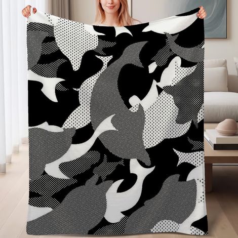 Couverture polaire douce pour décoration de chambre 60x80 pouces, assortie à tous les styles d’intérieur (1/4)