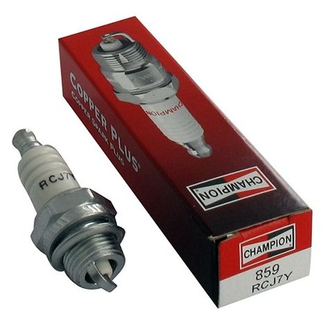 Bougie d'allumage Champion RCJ7Y – Compatible NGK BPMR7A – Performance optimisée pour moteurs 2 temps – Longueur 2209841