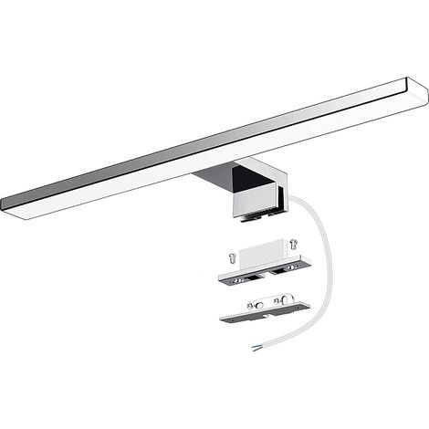 Lampe pour Miroir LED Salle de Bains 10W 820lm,400mm Blanc Neutre 4000K Lampe Miroir 230V IP44 3 en 1 Salle de Bain Lumiere 40cm (1/5)