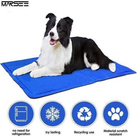 Tapis Rafraîchissant pour Chien et Chat, Garder les animaux domestiques Chiens Chats Cool et Confort-9050cm (1/3)