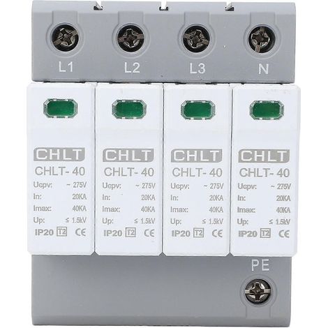 4P Schutzvorrichtung Mehrfachschutz 40 kA AC275 V Photovoltaik-Niederspannungsableiter