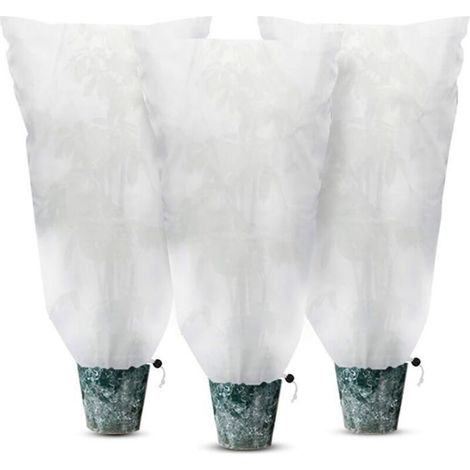 Plant Protection Covers - Set of 3 80x120cm (70g) Frost-Resistant Covers for Outdoor Use