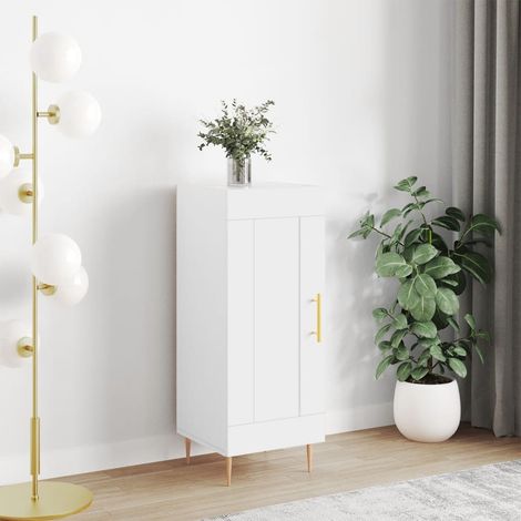 Sideboard White 34.5x34x90 cm Engineered Wood vidaXL (1/5)