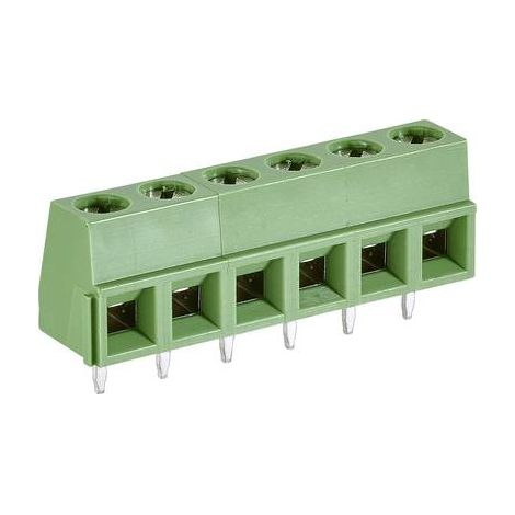 Bornier à vis TE Connectivity 282836-6 1.31 mm² Nombre de pôles 6 vert 1 pc(s) W279791 (1/2)