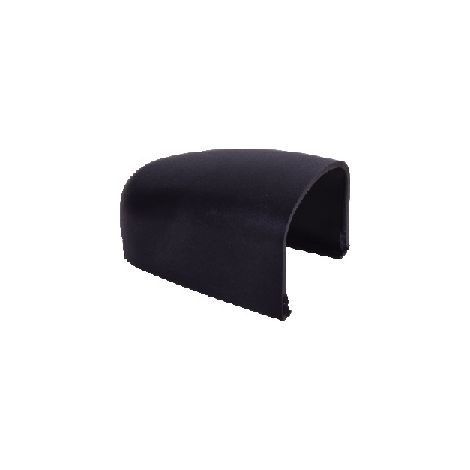Deco Fer Forge – Cache à clipper pour gonds Modulo inox – Longueur 63mm – Largeur 44,6mm – Noir RAL 9005 – Compatible gonds inox 19920/19910/19915