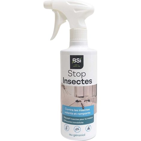 Stop Insect au géraniol - Répulsif puissant 500 ml (concentration 2 %)