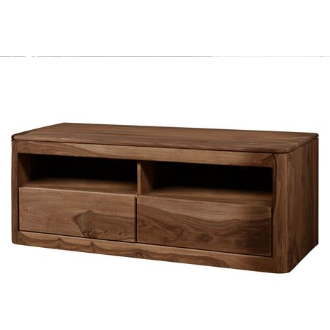 Meuble TV 128x50 Palissandre teinté Smoked cherry TORONTO 107