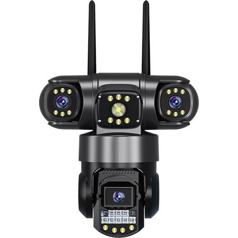 HD surveillance camera, motion and human shape detection, two-way audio, 4G/Wi-Fi/wired, for surveillance (1/5)