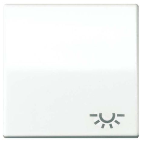 Jung Balancín 1fach, símbolo luz, duroplástico, Serie AS, alpinweiß AS 591 L WW