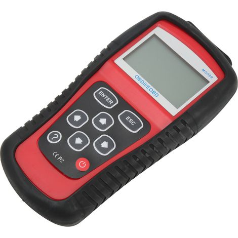 Outil de diagnostic automobile MS509 : 9 modes de test OBDII, écran LCD rétroéclairé, scanner OBD2 portable pour véhicules. Accès rapide. (1/5)