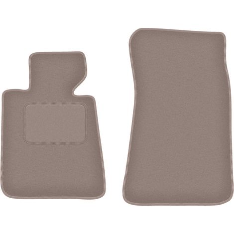 Alfombrillas delanteras para BMW Serie 3 E30 Coup茅 (1982-1994), color beige. (1/5)