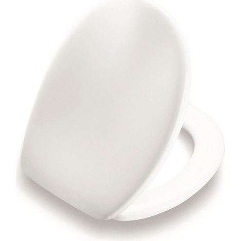 Pressalit T2 abattant de WC avec couvercle avec charnières inox Montage par le dessus blanc