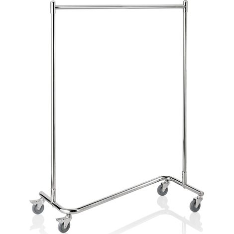 Chariot portemanteau forme Z 120 x 53 x 170 cm inox - Was Germany (1/2)