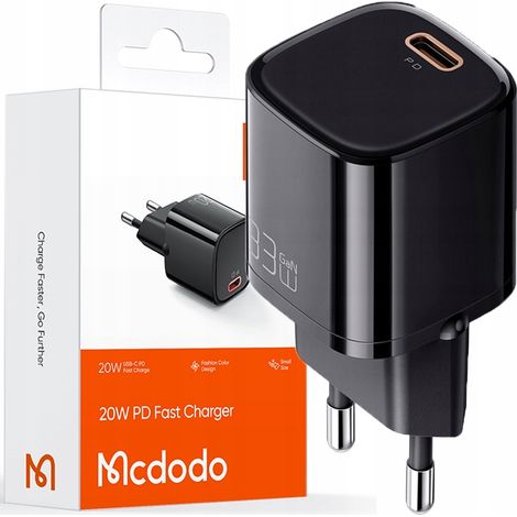 Caricabatterie rapido Mcdodo Cube USB-C 20W USB TYPE C per iPhone 13 14 15 PRO (1/5)