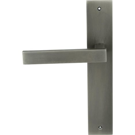 Bouton double ovoïde en aluminium finition époxy noir avec carré inox 6 x 90 mm - SAS DUBOIS INDUSTRIE
