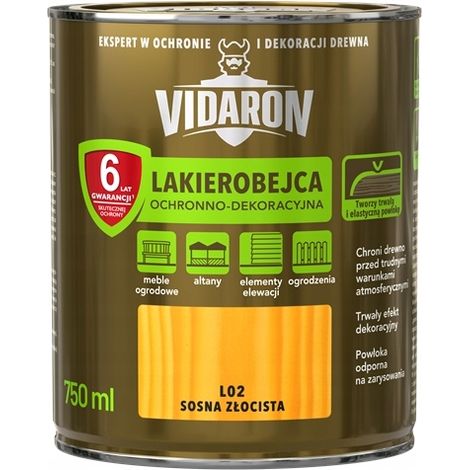 Vidaron Goldkieferbeize L02 750ml 1 Stück